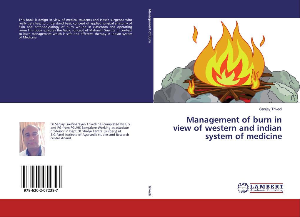 Management of burn in view of western and indian system of medicine