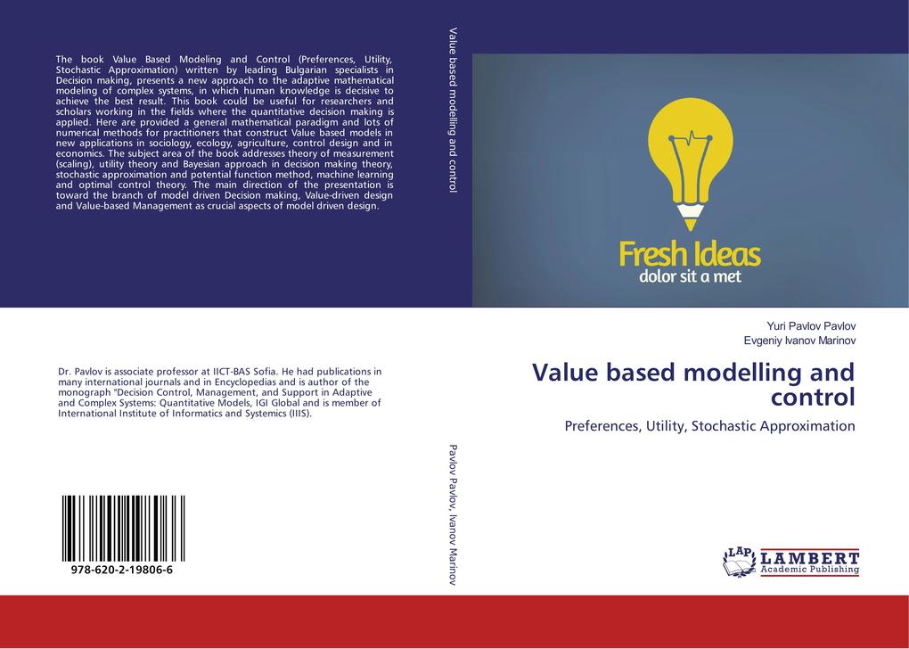 Value based modelling and control