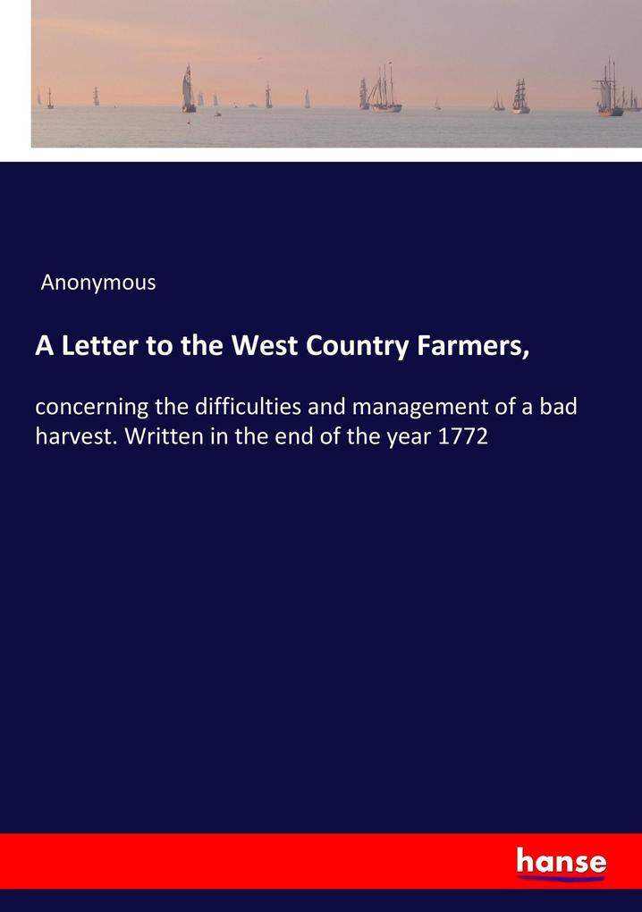 A Letter to the West Country Farmers