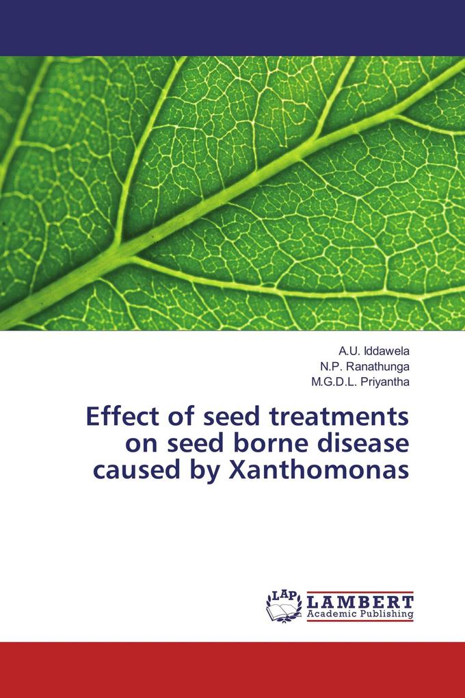 Effect of seed treatments on seed borne disease caused by Xanthomonas
