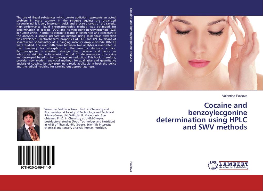 Cocaine and benzoylecgonine determination using HPLC and SWV methods