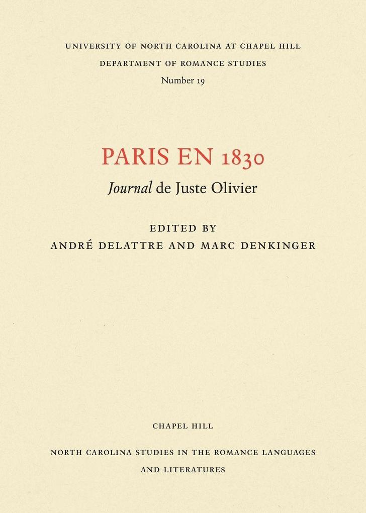 Paris en 1830