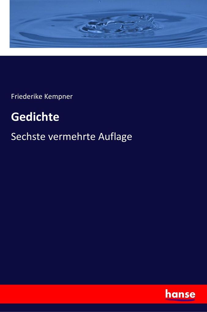 Gedichte - Friederike Kempner