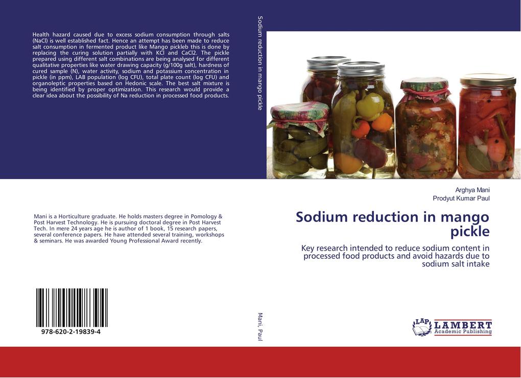 Sodium reduction in mango pickle