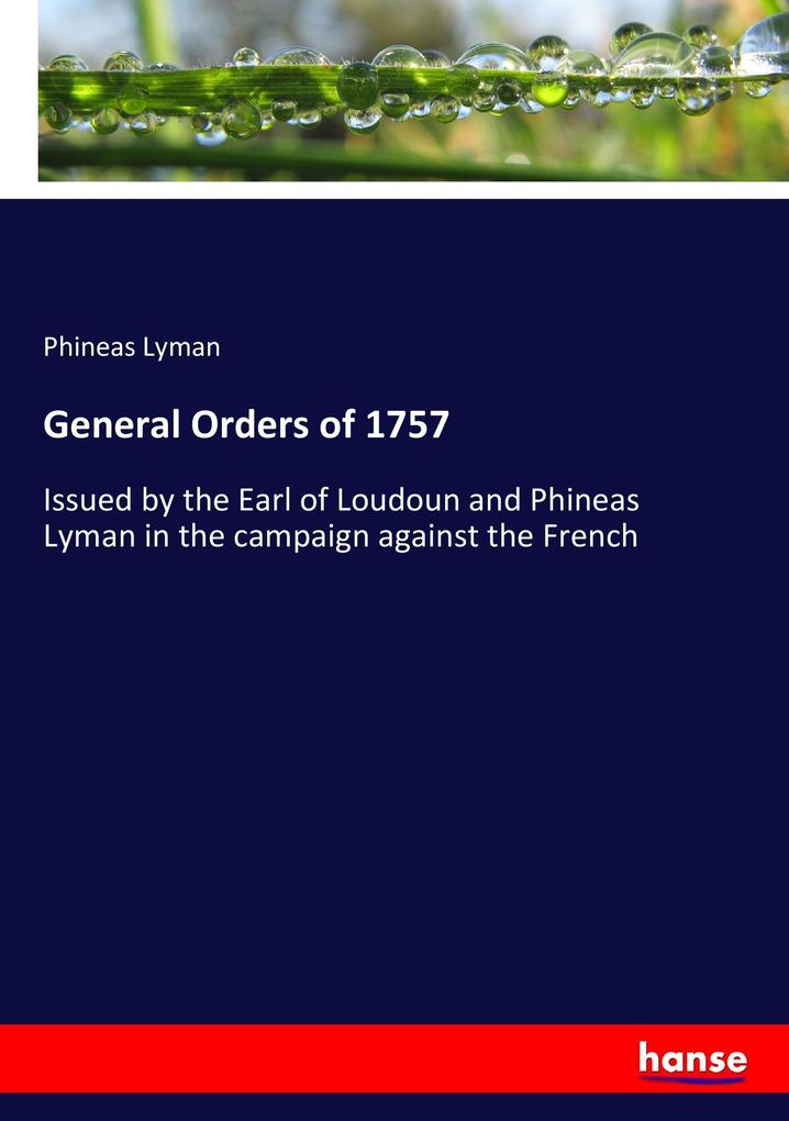 Image of General Orders of 1757
