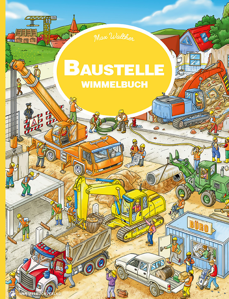 Adrian Wimmelbuchverlag Baustelle Wimmelbuch