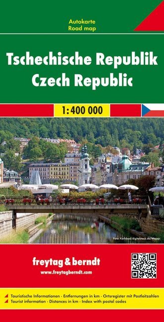 Tschechische Republik Autokarte 1:400.000. Ceská republika / République Tchèque / Repubblica Cèca