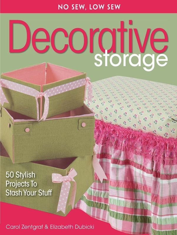 No Sew Low Sew Decorative Storage