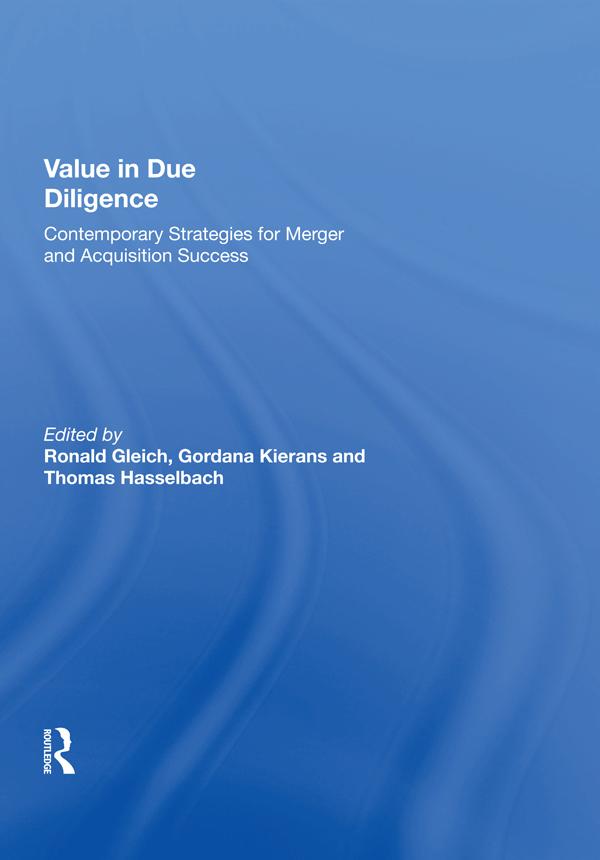 Value in Due Diligence