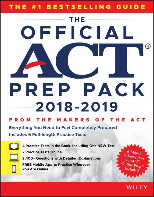 The Official ACT Prep Pack with 6 Full Practice Tests m. 1 Buch m. 1 Online-Zugang 2 Teile