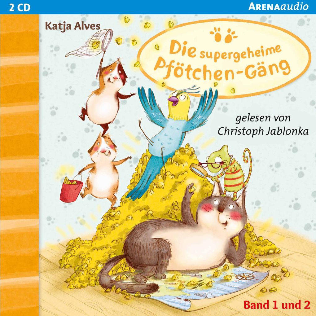Die supergeheime Pfötchen-Gäng (1&2). Zwei-Millionen-Körner Schatz. Geheimnisvolle Glückskatze