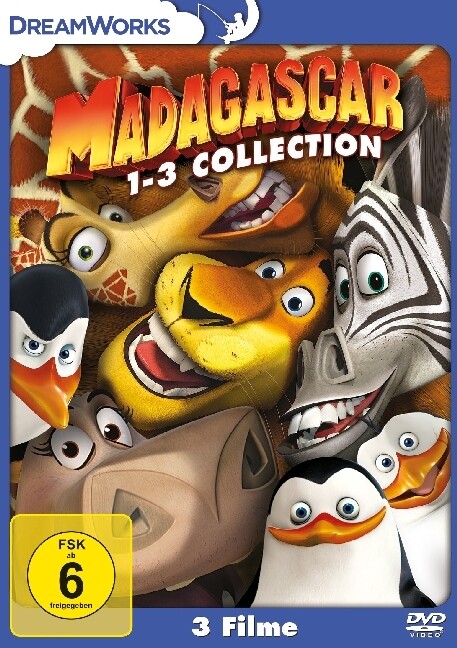 Madagascar 1-3 Collection 3 DVD