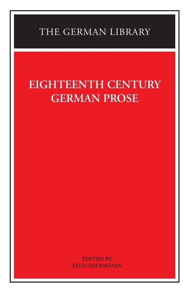 Eighteenth Century German Prose