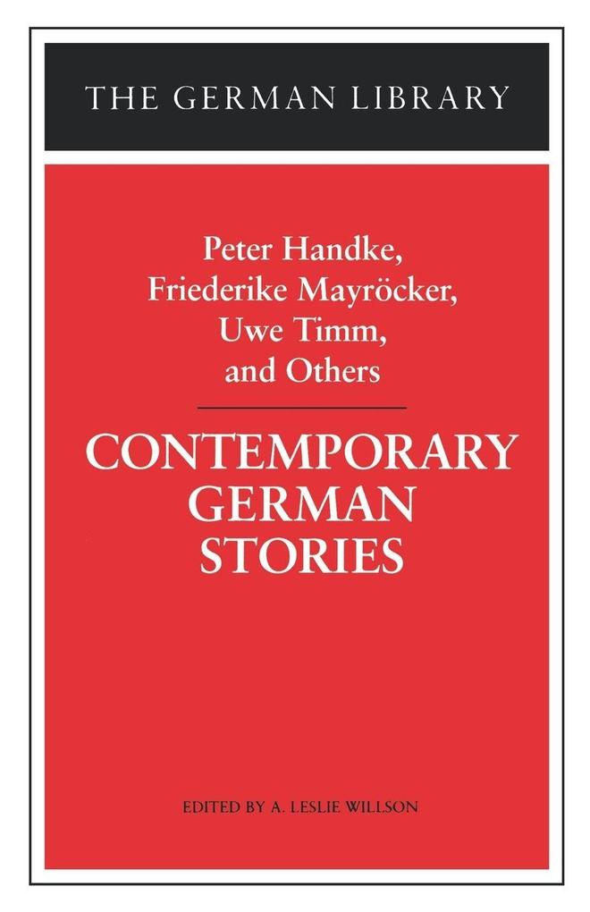 Contemporary German Stories