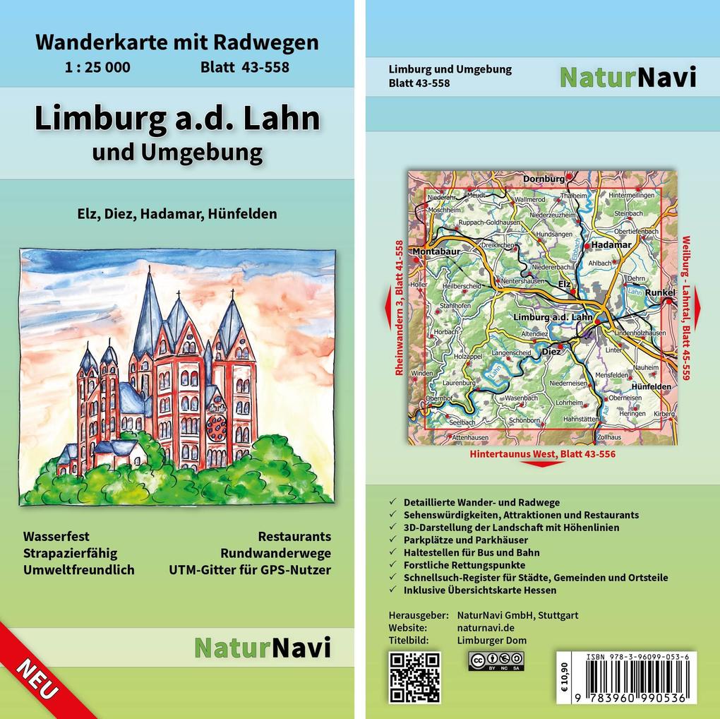 Limburg a.d. Lahn und Umgebung 1 : 25 000 Blatt 43-558