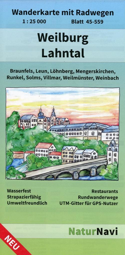 Weilburg - Lahntal 1 : 25 000 Blatt 45-559