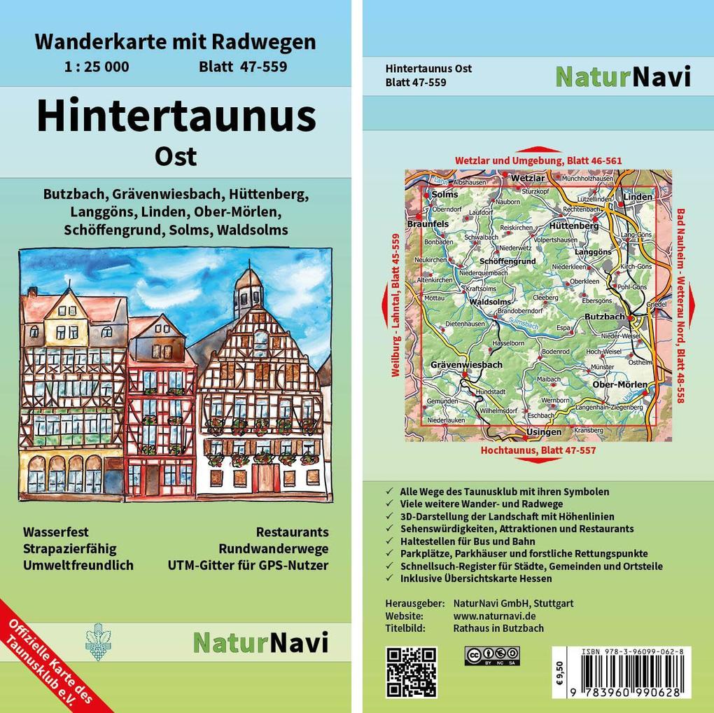 Hintertaunus Ost 1 : 25 000 Blatt 47-559