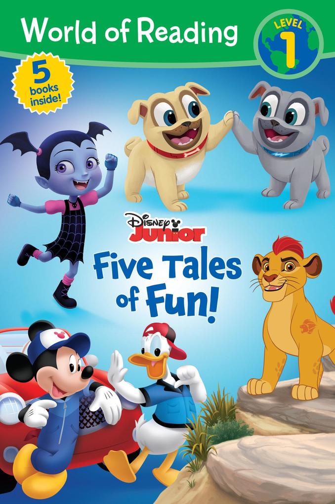 World of Reading: Disney Junior: Five Tales of Fun!-Level 1 Reader Bindup