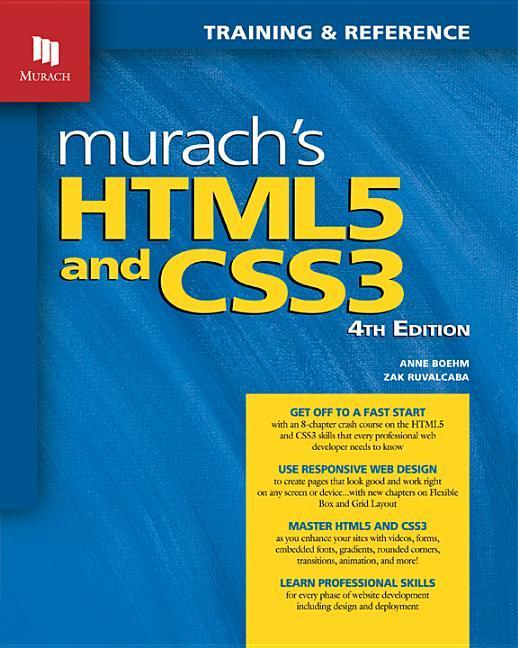Murach‘s Html5 and Css3 4th Edition
