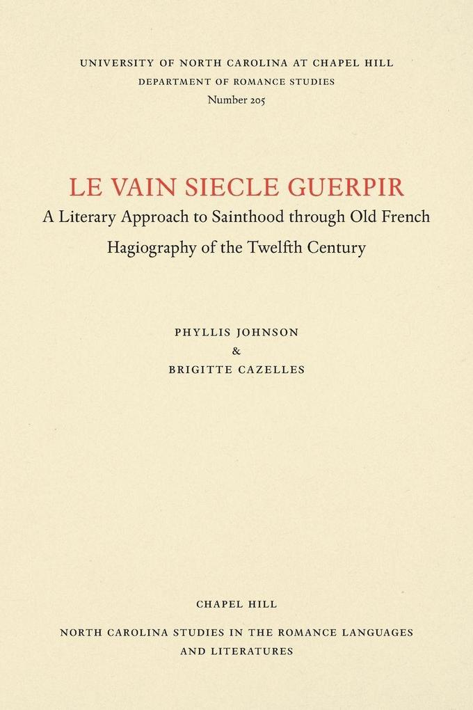 Le vain siecle Guerpir