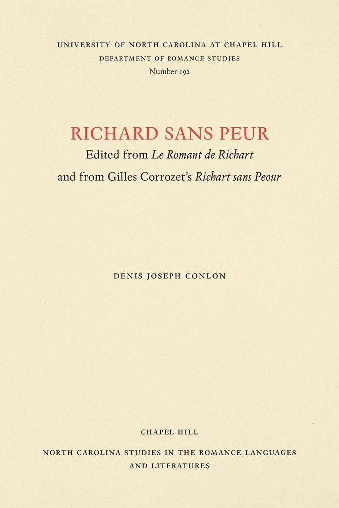Richard sans Peur
