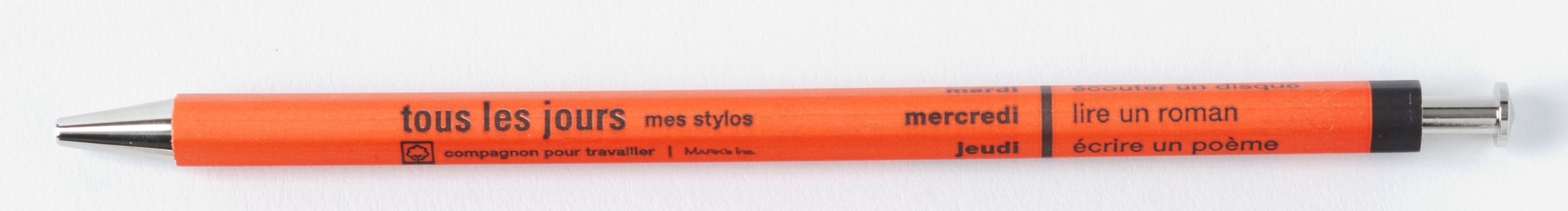 Ballpoint Pen Days Orange