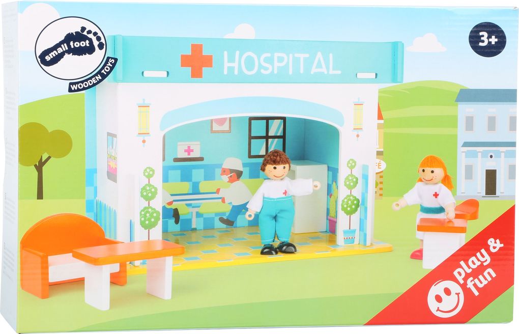 small foot - Spielhaus Krankenhaus mit Zubehör