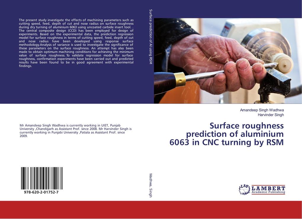 Surface roughness prediction of aluminium 6063 in CNC turning by RSM