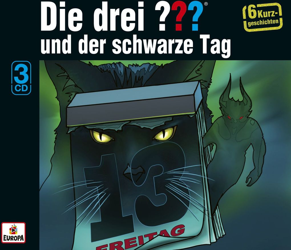 Image of Die Drei ??? - Die Drei ??? - Special Kurzgeschichte:Der schwarze Tag - (CD)