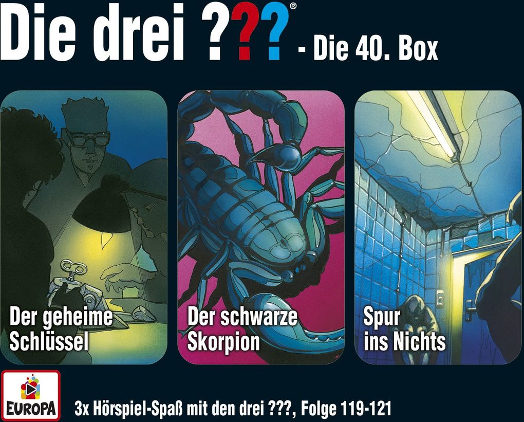 Die drei ??? - 3er Box 40 (Folgen 119 120 121) (Fragezeichen)