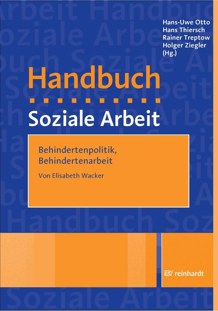 Behindertenpolitik Behindertenarbeit