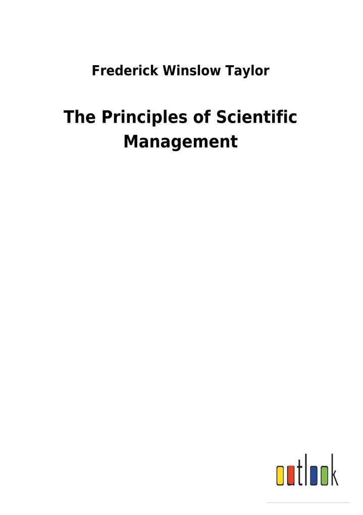 Image of The Principles of Scientific Management
