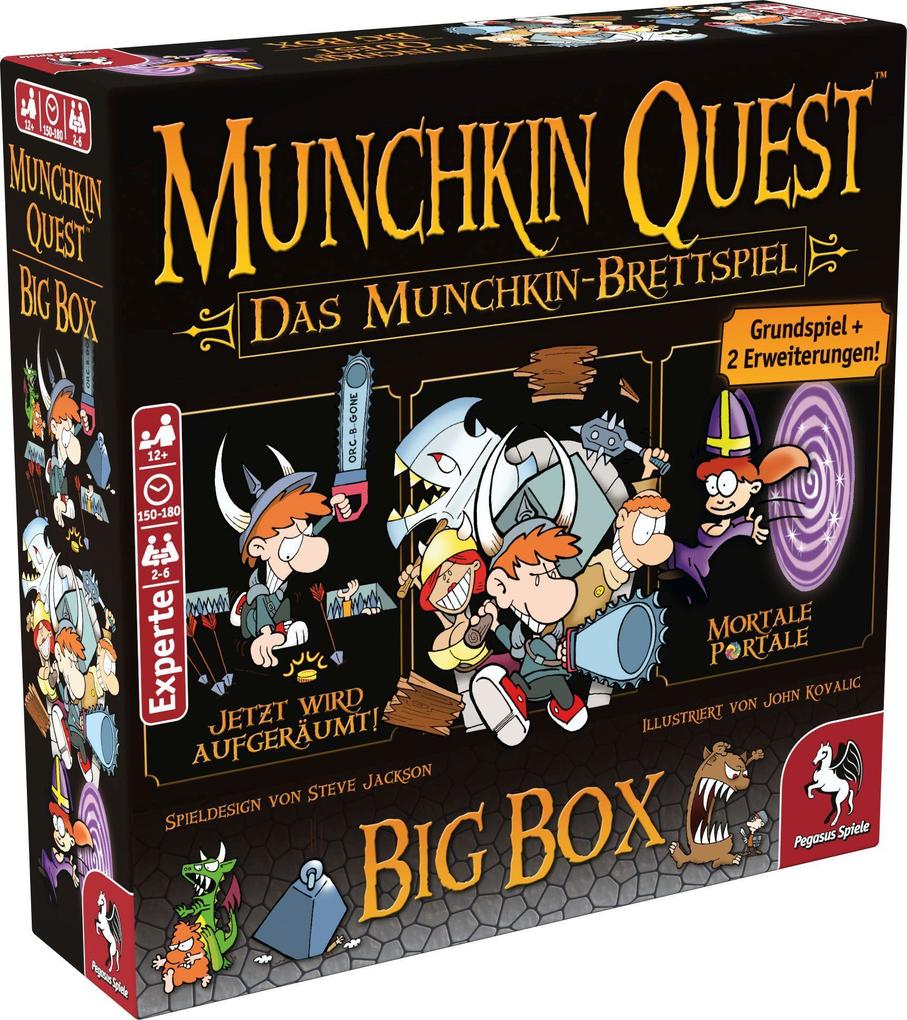 Image of Munchkin Quest: Das Brettspiel 2. Edition