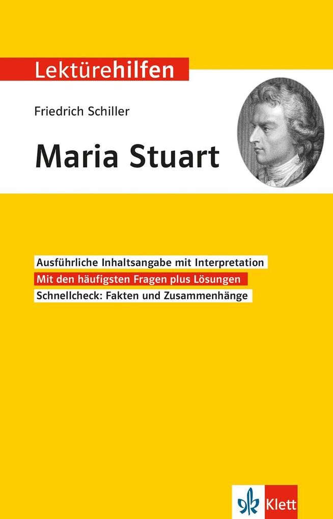 Image of Lektürehilfen Friedrich Schiller "Maria Stuart"