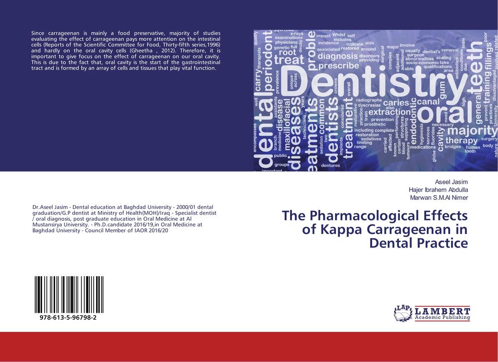 The Pharmacological Effects of Kappa Carrageenan in Dental Practice