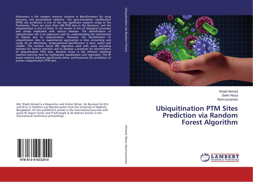 Ubiquitination PTM Sites Prediction via Random Forest Algorithm
