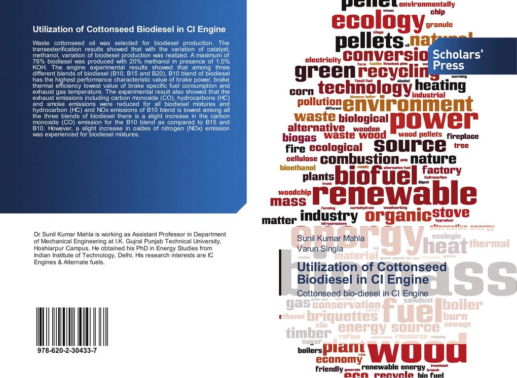 Utilization of Cottonseed Biodiesel in CI Engine