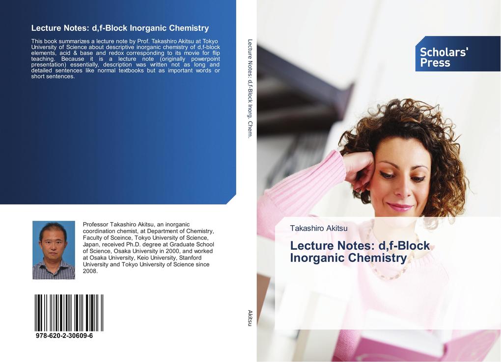 Lecture Notes: df-Block Inorganic Chemistry