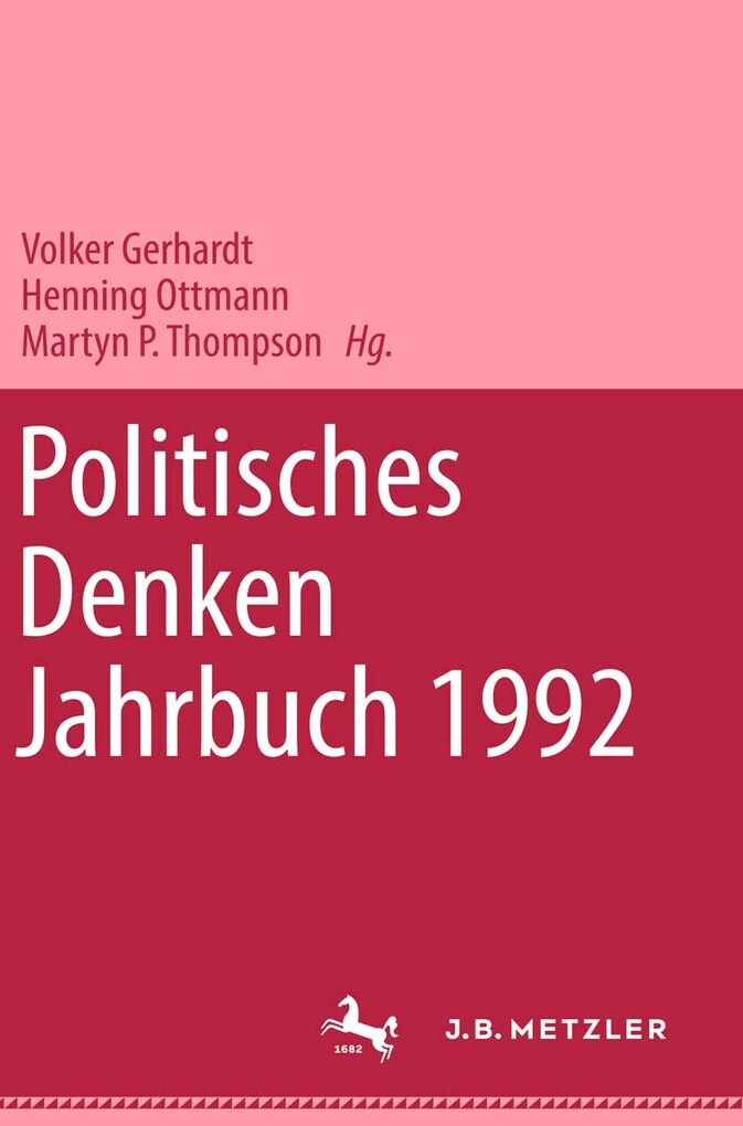 Politisches Denken. Jahrbuch 1992 als eBook Download von