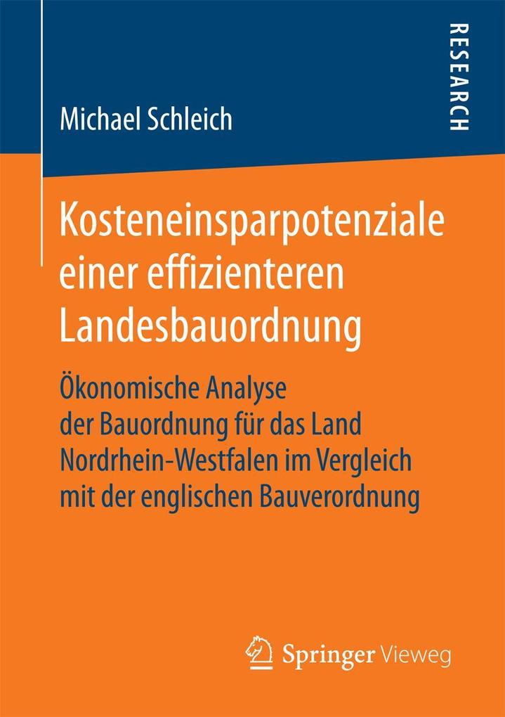 Kosteneinsparpotenziale einer effizienteren Landesbauordnung