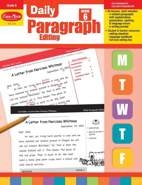 Daily Paragraph Editing Grade 6 Teacher Edition
