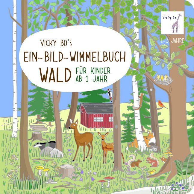 Image of Vicky Bo's Ein-Bild-Wimmelbuch für Kinder - Wald