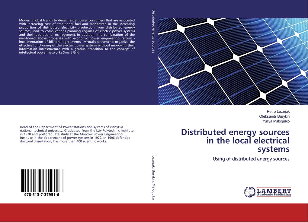 Distributed energy sources in the local electrical systems