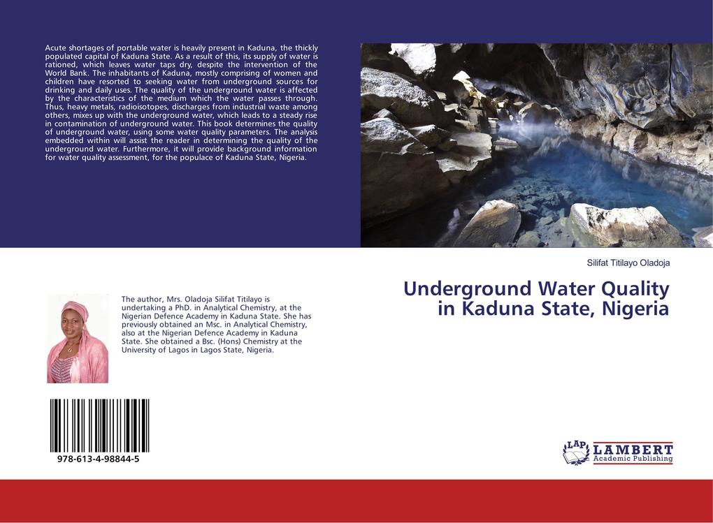 Underground Water Quality in Kaduna State Nigeria