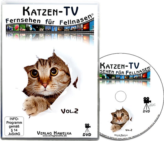 Katzen-TV - Fernsehen für Fellnasen. Tl.2 1 DVD-Video