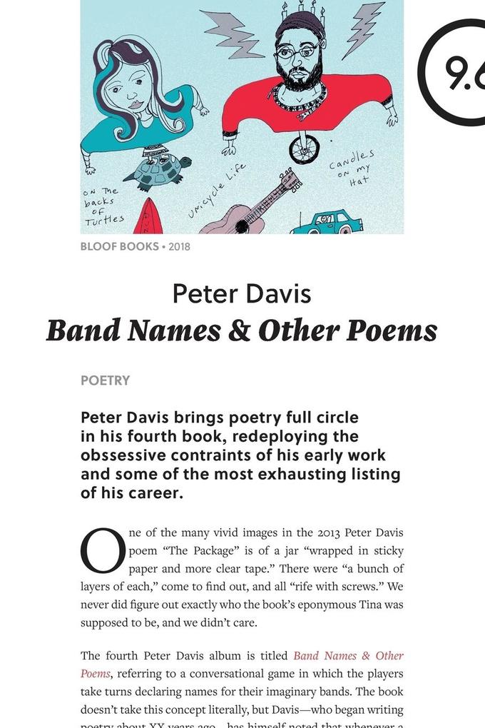 Band Names & Other Poems