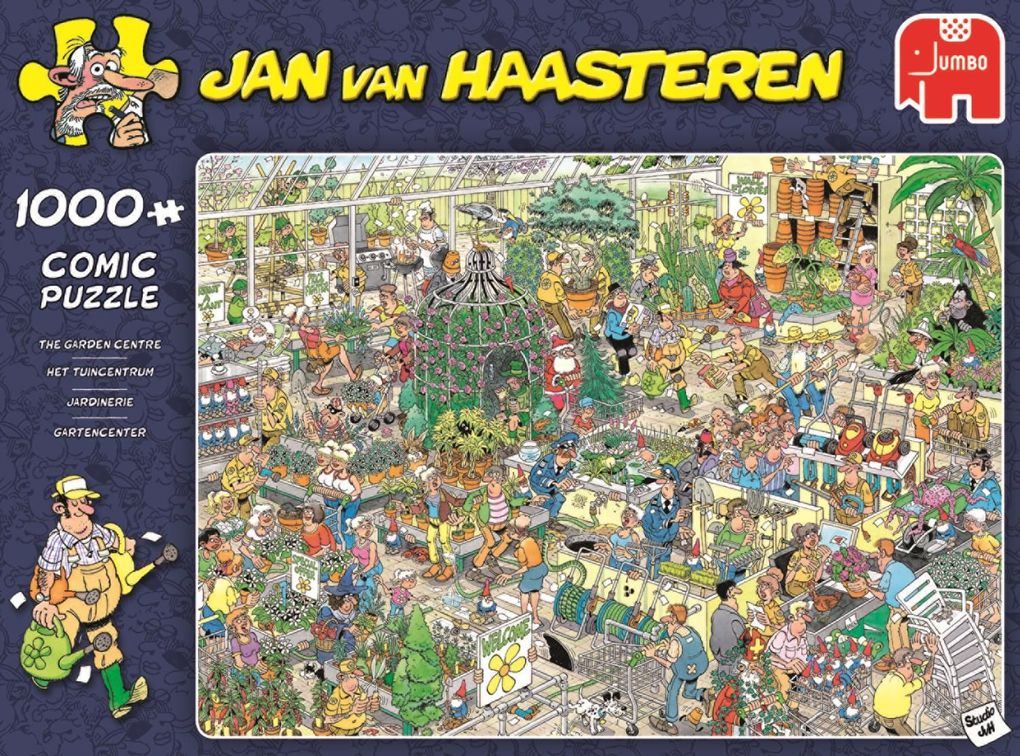 Jan van Haasteren - Das Gartencenter - 1000 Teile Puzzle