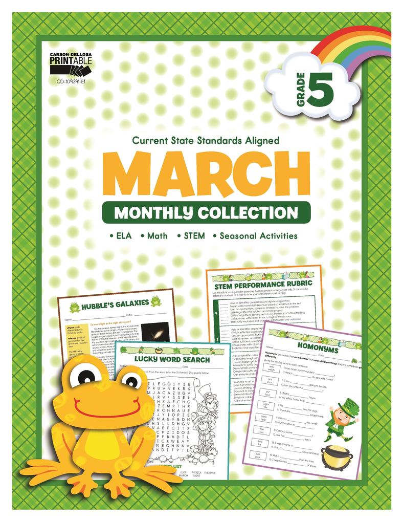 March Monthly Collection Grade 5