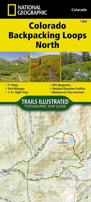 Colorado Backpack Loops North Map