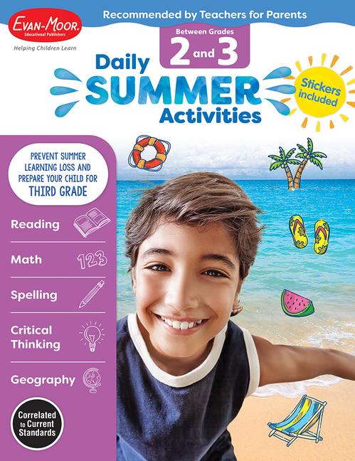 Daily Summer Activities: Between 2nd Grade and 3rd Grade Grade 2 - 3 Workbook